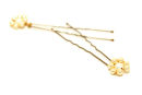 Pearl Flower Hair Pins (Pair) - £7
